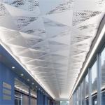 Aluminum Random Perforated Ceiling Design PVDF Coated Hallway Ceiling Design for sale