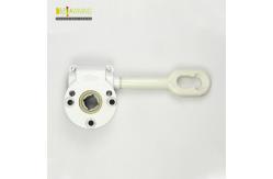 China Chinese Aluminium Gear Box White Retractable Awning Gearbox Hardware supplier