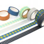 Custom Cartoon Design Bullet Journal Color Printed Washi Masking Tape Set for sale