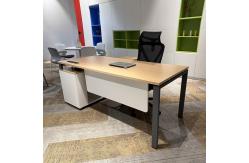 China Modern Executive Office Furniture Sets Executive L Shaped Desk With Drawers supplier