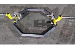 China Gym Hexagon Barbell Hard CR Plating / Heat Treatment Rotable Bars supplier