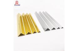 China 3mm Right Angle Aluminium Extrusion , Gold Anodised Aluminium Angle supplier