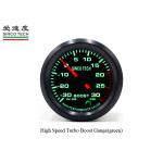 6341 52mm Digital Boost Gauge , Green Boost Gauge  Boost Sensor Signal for sale