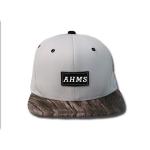 PU Label 6 Panel Flat Brim Snapback Hats For Advertising Character Style for sale