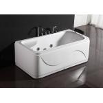 Indoor Rectangle Bathroom Jacuzzi Tub 110V/ 220V White Acrylic for sale