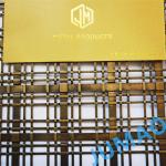 Decorative Wire Mesh for Architectural Designs Woven With Flat Wire for sale