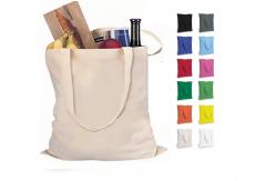 China Reusable Recycled Blank Plain Canvas Tote Bags Bulk For Grocery Eco Friendly supplier