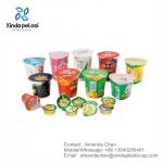 Food Grade Die Cut Aluminum Foil Lids For Instant Noodle Cup Packaging for sale