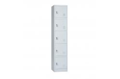 China Cyber Lock Five Door Steel Locker Metal Employee Locker Gym Locker supplier