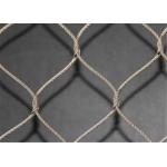High Tensile Strength SS Wire Rope Mesh , Safety Stainless Steel Rope Net for sale