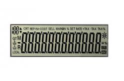 China Monochrome TN LCD Display Screen High Resolution Alphanumeric For Calculator supplier