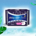 Cotton Women Sanitary Napkin Winged Disposable Period Pads 50ml / 80ml Absorption for sale