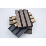 Modern Acoustic Wood Veneer Panel Akupanel PET Soundproofing For Hotel for sale