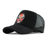 2D Embroidered 5 Panel Trucker Cap With Plastic Buckle Back Closure Lightweight for sale