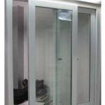 Fiberglass Fly Screen Aluminium Sliding Window And Door White Double Glass Windows for sale
