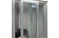 China Aluminum Double Sliding Window And Door Easy Operation With Crescent Lock supplier