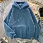 Autumn And Winter Hooded Sweater Korean Thick Pullover Coat Anti Shrink
