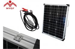 China 200 Watt Portable Solar Suitcase With PMW / MPPT Controller Compact Design supplier