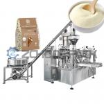 Electric Multi-Station Rotary Powder Packaging Machine Foil Pouch for Chili Powder Seasoning for Beverage Food Premade Bags for sale