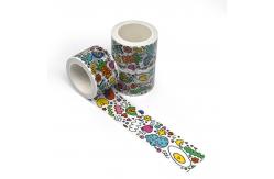 China CMYK Printed Patterned Japanese Washi Masking Tape Length 10m supplier