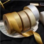 High Tenacity Polyester Satin Ribbon Gift Box Packing Custom Printed Logo Glitter for sale