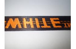 China Fashion Style Strong and Hardwearing Jacquard Webbing Customized Logo supplier