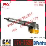 Diesel Engine Fuel Injector Excavator Accessories Diesel Motor Parts 1747526 174-7526 for C-A-Terpillar C-A-T 3412E 651E 657 for sale