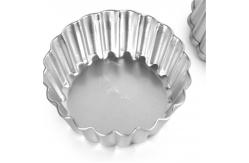 China                  Rk Bakeware China- Hard Anodized Aluminum Loose Base Fluted Quiche Pan              supplier