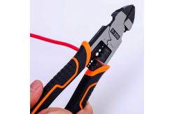 China HRC62 8 Inch High Leverage Wire Side Cutters Side Cutters Electrical supplier