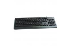 China USB Plastic Keyboard With Fingerprint Reader Function Keys Multimedia Keys And Numeric Keys supplier