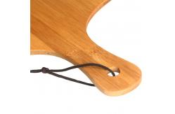 China Laser Engraving Bamboo Pizza Board Pancake Baking Cutting Stand Kitchen Tools supplier