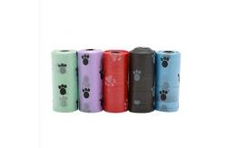 China ASTM D6400 EN13432 Eco Water Soluble Poop Bags For Dog Cat Waste supplier