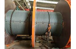 China Spiral Slotted Two Rolls Wire Rope Winch Drum CE supplier