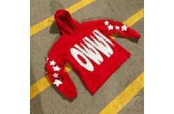 China Custom Logo No String Distressed Applique Embroidery Hoodie OEM Service supplier
