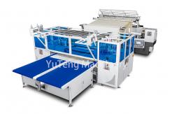 China High Speed Computerized Four Side Sewing And Cutting Machine supplier