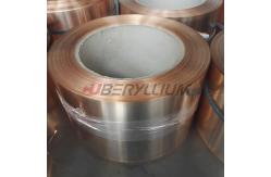 China CuBe2 Strip Thickness 0.05mm Width 50-150mm Hard State For Microswitch supplier