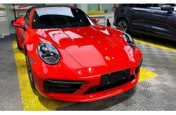China Red Chrome Car Wrap Film Slideable Bubble Free Scratch Resistant supplier