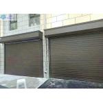 Remote Control Aluminium Alloy Slat Shutter Roller Doors With PU Infilled