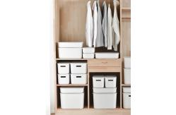 China Injection Plastic Storage Organizer Pink Plastic Storage Boxes With Lids supplier