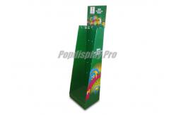 China Temporary Green Floor Cardboard Hook Display Environmental Friendly supplier
