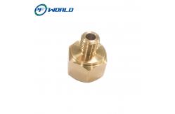 China Lathe Aluminum Turned CNC Brass Parts For 3D Printing Equipment supplier
