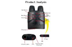 China Digital Night Vision Goggles Binoculars For Total Darkness supplier