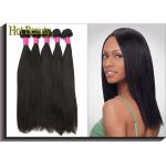 Silk Straight Natural Virgin Brazilian Hair , Unprocessed Human Hair 10-32 in Stock for sale