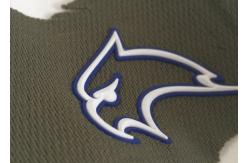 China Non - Slip Tape Customiezd 3D Rubber Patches Silk Screen Printing On Woven Tape supplier