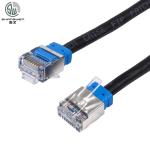 28awg Short Body FTP Patch Cord Rj45 Cat5e 4P Ethernet Communication Cable for sale