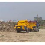 Wood combination crusher/chipper machine, Diesel chipper machine with capacity 20tons