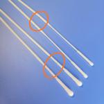 ABS Handle Nylon Flocked Nasopharyngeal Swab For Influenza for sale