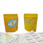 Matte Compostable Holographic Stand Up Pouch Vacuum Airtight For Food Packing for sale