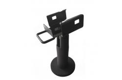 China Adjustable Payment POS Terminal Stand Black Rotation Bracket For Retail Store supplier