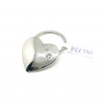 Logo Embossed Lovely Metal Key Charm / Cute Key Ring Personalized Gift Souvenir Bone Shape Holder for sale